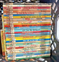 Lot of 35 Dr. Seuss Books 1960s Several 1st Editions Collection Used Con... - $90.25