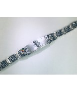 Artisan made  Haile Selassie Mens ID Sterling silver Bracelet - $205.01