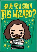 Harry Potter Have You Seen This Wizard? Charms Style Art Image Fridge Ma... - $3.99