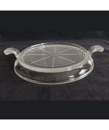 Vintage Anchor Hocking Fire King Handled Hot Plate Trivet Clear Glass 19... - £9.43 GBP