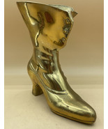 Victorian Leonard Silver Co Brass Collection Boot Shoe Korea Door Stoppe... - £12.36 GBP