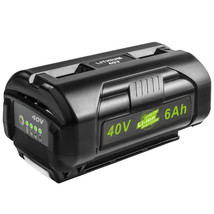 6.0Ah 40Volt Replacement Battery For Ryobi 40V Op40201 Op40261 Op4030 Op... - £87.07 GBP