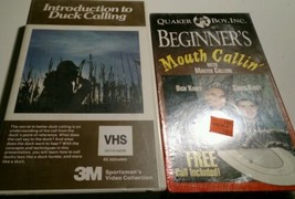 Introduction to Duck Calling VHS + Quaker Boy Beginner&#39;s Mouth Callin&#39; T... - £21.61 GBP