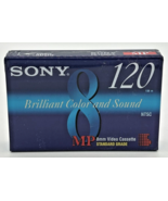 Sony 8mm 120 Video Cassette MP Vintage NOS Sealed New PB115 - £16.02 GBP