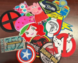 WHOLESALE LOT MIX OF 12 RANDOM HIGH QUALITY IRON ON PATCHES FASHION EMBR... - $10.40