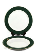 Aynsley John Evergreen Bone China Round Service Plate Green Band 12&quot; Eng... - £39.56 GBP