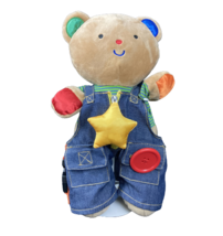 Melissa Doug Ks Kids Teddy Wear Stuffed Bear Educational Toy Baby Toddler Gift - £12.66 GBP