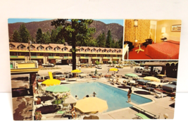 South Lake Tahoe California Shamrock Inn Highway 50 Postcard Bikini Pool RARE - £174.90 GBP