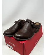 Euro Soft by Sofft Amelia Redwood Brown Mule Clogs Heels Slip On Size 8M - $39.59