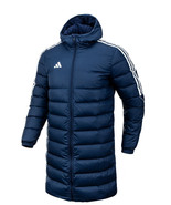 adidas Soccer Wind Wear TIRO 23 L Long Down Jacket Black Asia-Fit NWT HS... - £160.40 GBP