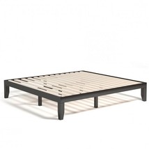 14 Inch Modern Rubberwood Chocolate Platform Bed in King Size - $8,462.82 MXN
