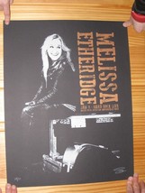 Melissa Etheridge Poster Silk Screen Signed Numbered Hard Rock January 11 - $89.99