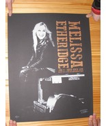 Melissa Etheridge Poster Silk Screen Signed Numbered Hard Rock January 11 - $1,663.43 MXN