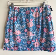 Boho Chic Paisley Mini Skirt 100% Cotton Boston Proper 10 - £20.82 GBP