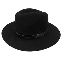 Charlotte Russe Black Felt/Wool Hat - Fedora Style - One Size/Small - FA... - $13.99