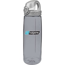 Nalgene Sustain 24oz On-The-Fly (OTF) Bottle (Gray w/ Gray Cap) Recycled - $16.35