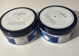 2 BATH &amp; BODY WORKS GINGHAM WHIPPED SHEA + COCOA BODY BUTTER 6.5 OZ / 18... - £25.95 GBP