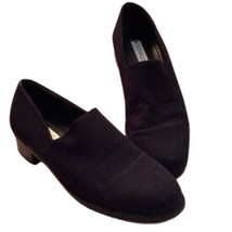 Donald J Pliner 8.5 M Womens Black Suede Slip-On Loafers Leather - $54.00