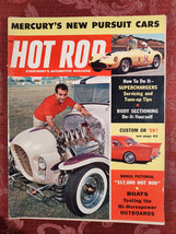 RARE HOT ROD Magazine October 1958 Mercury Pursuit Cars Roasters Trucks Sedans - £17.26 GBP