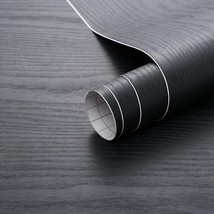 Arthome Black Wood Contact Paper Peel And Stick Self-Adhesive - £24.97 GBP
