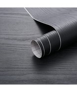 Arthome Black Wood Contact Paper Peel And Stick Self-Adhesive - £25.05 GBP