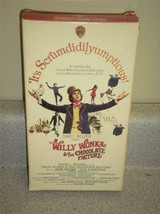 VHS MOVIE- WILLY WONKA &amp; THE CHOCOLATE FACTORY- GENE WILDER GOOD CONDITI... - $3.57
