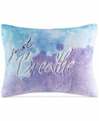 Primary image for Martha Stewart Collection Just Breathe Embroidered 12 x 16 Decorative Pillow