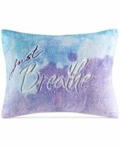 Martha Stewart Collection Just Breathe Embroidered 12 x 16 Decorative Pillow - £23.49 GBP