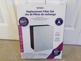Winix Replacement Filter Set Filter A 115115 4 Carbon Filters + 1 True Hepa - £19.42 GBP