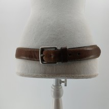 Fossil Brown Belt Casual Genuine Leather Size 36/90 - £18.80 GBP