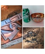 Vicky Industria Peru Copper 925 Sterling Silver Mayan Bird Bowl 5.5 x 2.... - €88,14 EUR