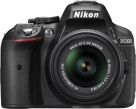 Nikon D5300 24.2 Mp Cmos Digital Slr Camera With 18-55Mm F/3.5-5.6G Ed Vr, Black - £412.30 GBP