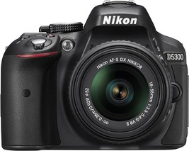 Nikon D5300 24.2 Mp Cmos Digital Slr Camera With 18-55Mm F/3.5-5.6G Ed Vr, Black - £682.76 GBP