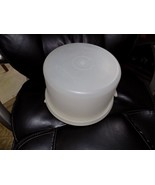 Vintage Tupperware Round Cake Carrier 683-2/684-2 Read Below Broken Handle - $626.91 MXN