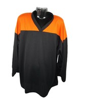 Xtreme Basic Yth L/XL Black Orange Hockey Jersey - Youth Large Xlarge Used - £5.47 GBP