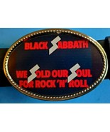 BLACK SABBATH &quot;WE SOLD OUR SOUL to ROCK &amp; ROLL&quot; Rock  Epoxy MUSIC BELT B... - $24.09 CAD