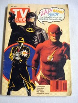 TV Guide Dec. 22-28 Comic Book Heroes Batman, The Flash, Dick Tracy Cover - $7.99