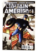 Captain America #1 2011 comic book First issue Marvel - £36.23 GBP