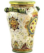 Vase Umbrella Stand Majolica Medici Large Ceramic - £1,839.28 GBP
