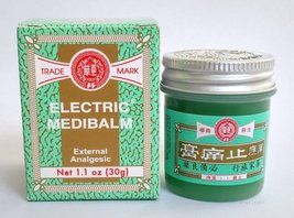 2 Packs - Fei Fah Electric Medibalm External Analgesic 1.1oz(30g), Made in Singa - £20.62 GBP