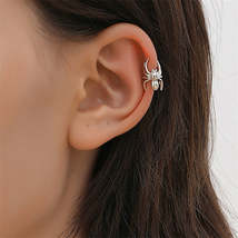 Silver-Plated Spider Ear Cuffs - $13.99