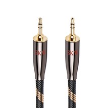 Audiophiles Aux Cable 3.5Mm Male To Male Thick Stereo Audio Cable (3.2Ft/1M,Nylo - £43.15 GBP