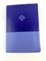 Amplified NIV Study Bible Leathersoft 2-Tone Purple Indexed by Zondervan 2016 - £47.12 GBP