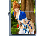 Cosplay Pin Up Girls D20 Flip Top Dual Torch Lighter Wind Resistant Dres... - $16.78