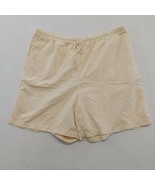 Northern Reflection Shorts Women&#39;s Size XL Yellow Elastic Drawstring Waist  - $7.92
