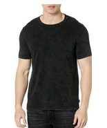 John Varvatos Enzo Crew Neck Short Sleeve Cotton Tee Black Marble Wash S... - $39.98