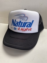 Vintage Natural Light Beer Hat Trucker Hat snapback Black Summer Party Cap - £13.57 GBP