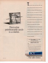 KY Jelly Personal Lubricant Print Ad March 1993 Glamour Magazine  - £1.99 GBP