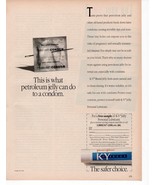 KY Jelly Personal Lubricant Print Ad March 1993 Glamour Magazine  - £1.95 GBP