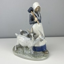 Royal Copenhagen Figurine “Girl With Goats” #694 Sculptured By Christian... - £124.59 GBP